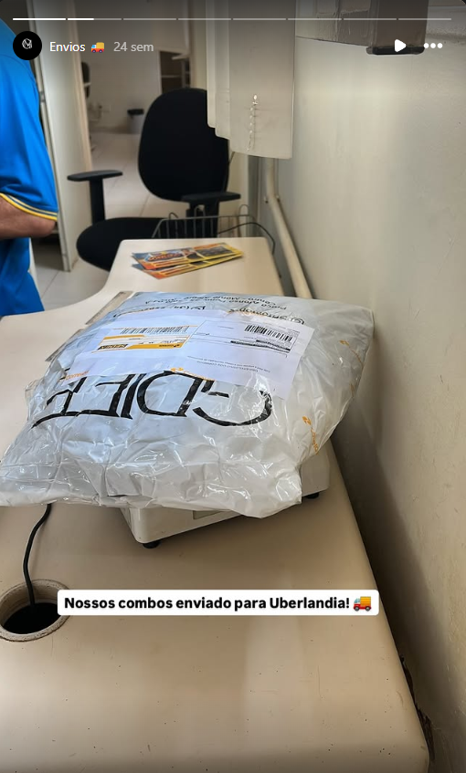 Pedido da Grife Mont preparado para envio